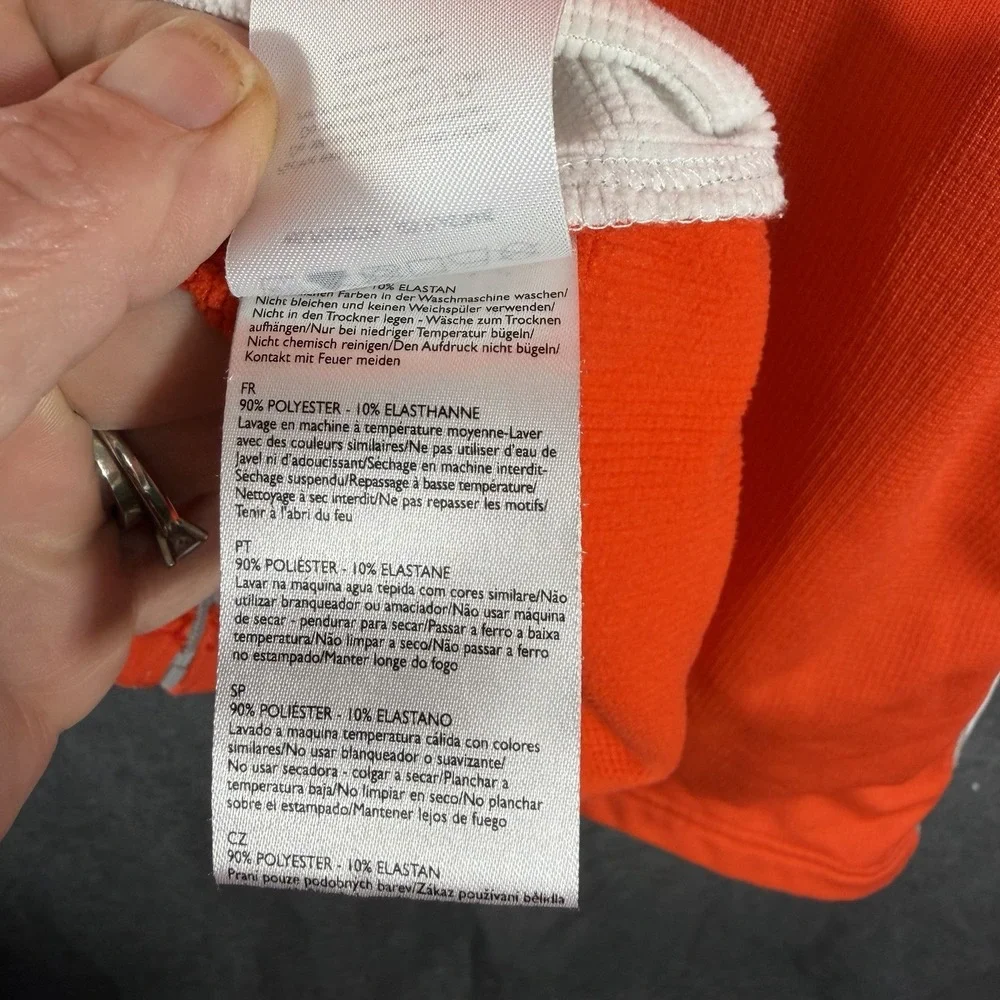 Galvin Green Insula Technology Full Zip Jacket Size XL Orange White Golf Light